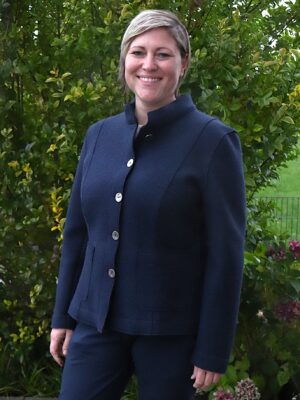 Walkjacke Barbara dunkelblau