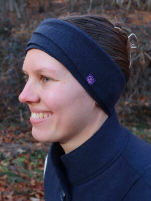 Stirnband dunkelblau